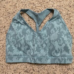 Buffbunny Large Blue Camo Sports Bra